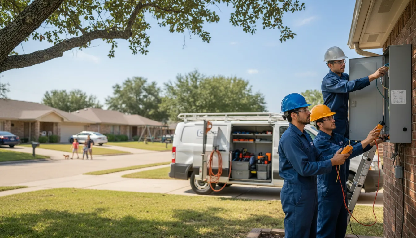 Certified electrician providing emergency electrical services in Pimento, IN
